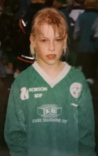 Linda Sällström lapsuudessaan.