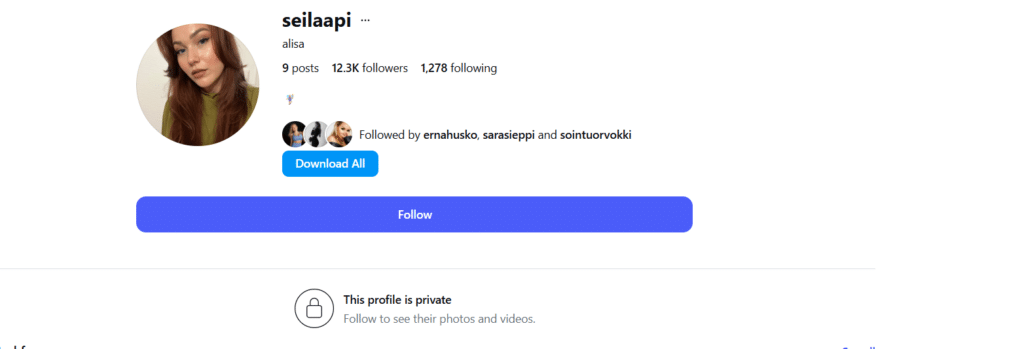 Alisa Sieppi instagram.